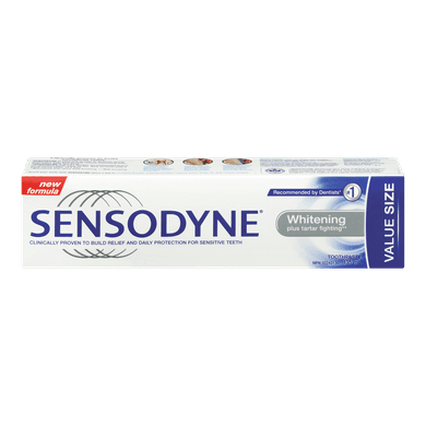 Sensodyne Whitening Plus Tartar Fighting Toothpaste For Sensitive Teeth 135 ml, $5.92/100ml