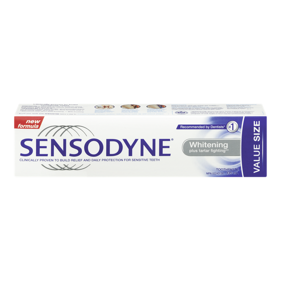 Sensodyne Whitening Plus Tartar Fighting Toothpaste For Sensitive Teeth 135 ml, $5.55/100ml