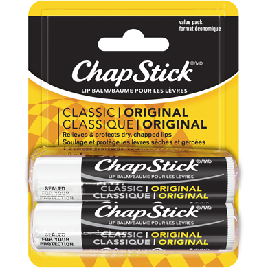 Chapstick Classique Original Baume Pour Les Levres, Emballage De 2 2 ea, 72,38 $/100g