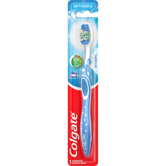 Colgate Brosse à dents Max Fresh, souple 1 ea, 3,00 $/1ch
