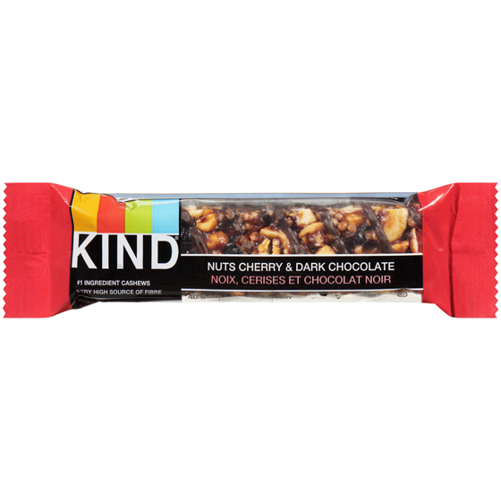 Kind bar Nuts Cherry & Dark Chocolate Bars 12x40.0 g, $4.58/100g