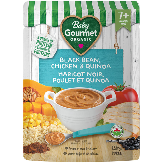 Baby Gourmet Organic Meal Black Bean Chicken & Quinoa  128 ml, $2.57/100ml