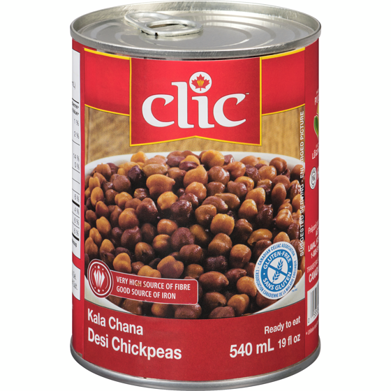 Clic Brown Chick Peas 540 ml, $0.33/100ml