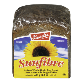 Kasseler Sunfibre Bread 400 g, $1.25/100g