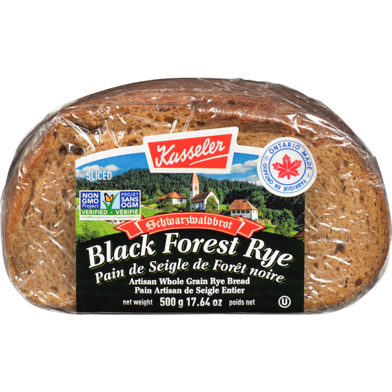 Kasseler Black Forest Rye Bread 500 g, $1.00/100g