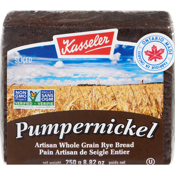 Kasseler Pumpernickel Rye Bread, Sliced 250 g, $1.80/100g