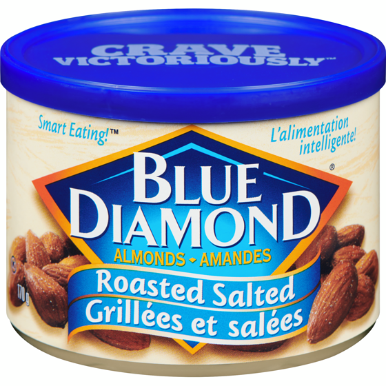 Blue Diamond Roasted Almonds, Salted 170 g, $3.53/100g