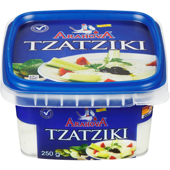Arahova Tzatziki 250 g, 2,20 $/100g