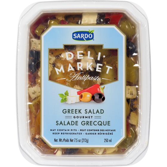 Sardo Deli Market Antipasto Greek Salad 250 ml, $2.80/100ml