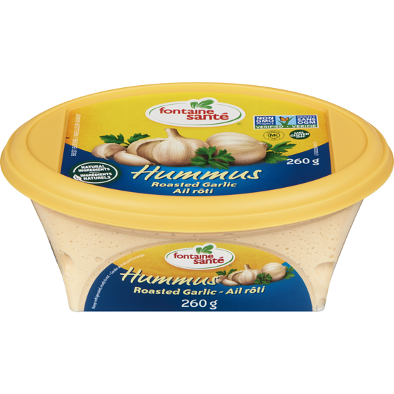 Fontaine Santé Hummus, ail grillé 260 g, 1,73 $/100g