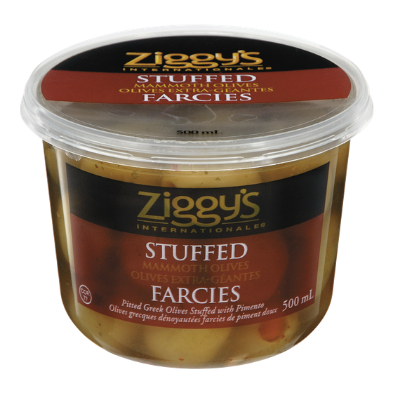 Ziggy's Stuffed Mammoth Olives 500 ml, $1.20/100ml