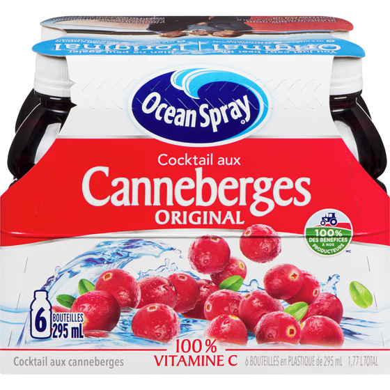 Ocean Spray Cocktail de canneberges 6x295.0 ml, 0,34 $/100ml