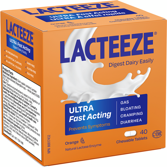 Lacteeze Ultra, Orange 40 ea, $0.59/1ea