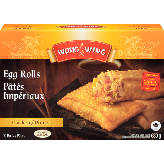 Wong Wing Chicken Egg Rolls 680 g, $0.74/100g