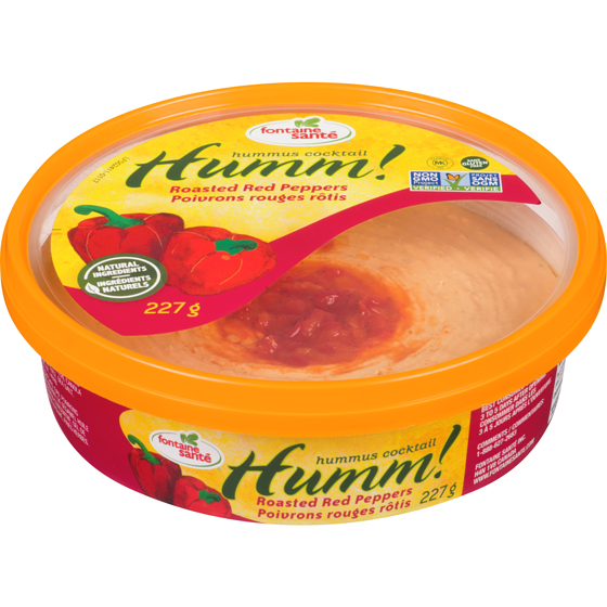 Fontaine Santé Hummus, poivrons rouges grillés 227 g, 1,98 $/100g