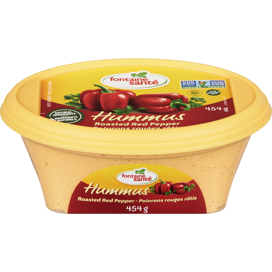 Fontaine Santé Hummus, poivrons rouges grillés 454 g, 1,32 $/100g