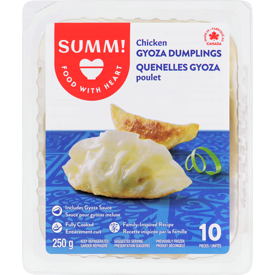 null Dumplings gyoza au poulet 240 g, 2,50 $/100g