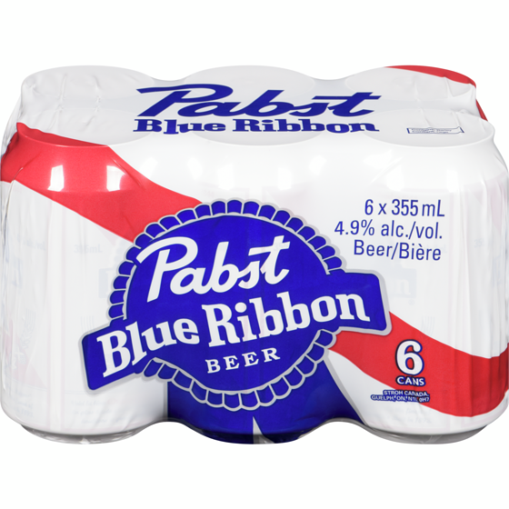 Pabst Lager (ID required at pick-up) 6x355.0 ml, $0.56/100ml