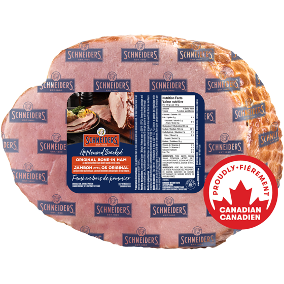 Schneiders Smoked Original Bone-In Ham $8.80/1kg $3.99/1lb