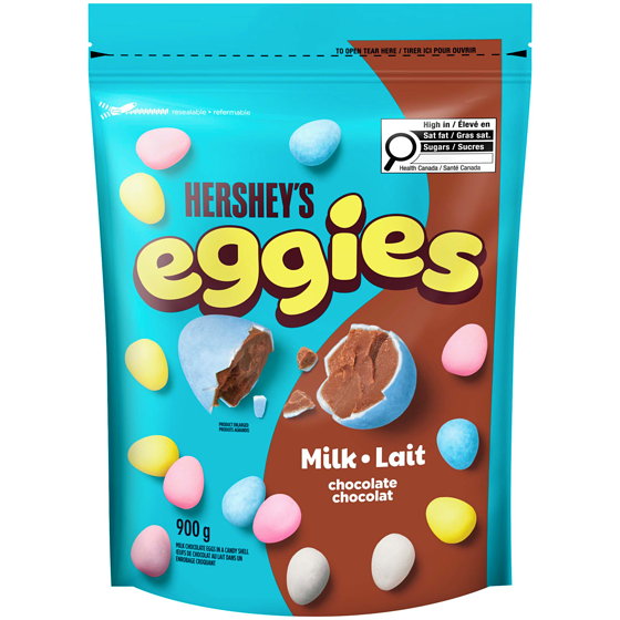 Hershey's Eggies Milk Chocolate 900 g, $2.11/100g
