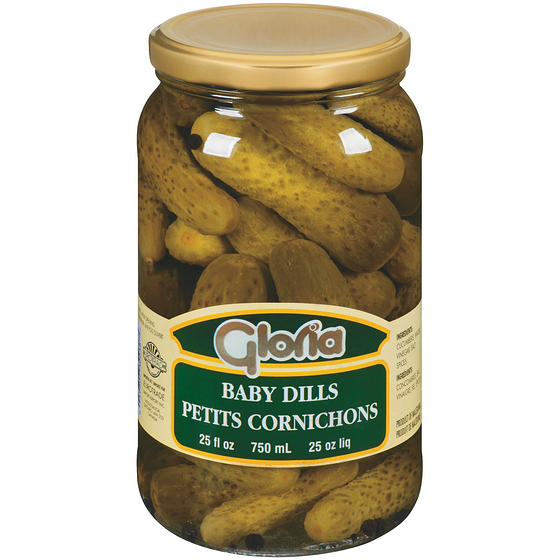 Gloria Baby Dills 750 ml, $0.73/100ml