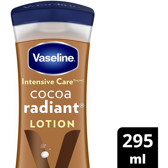 Vaseline Radiant Body Lotion with 48H moisture 295 ml, $2.71/100ml