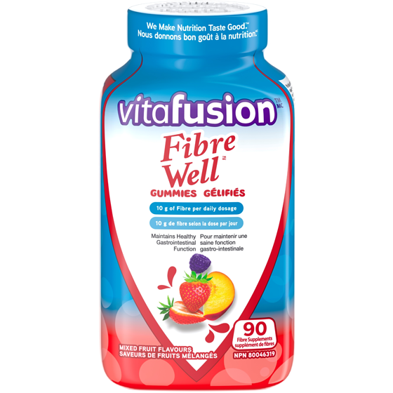 VitaFusion Vitamines gélifiés Fibre Well 90 ea, 0,20 $/1ch