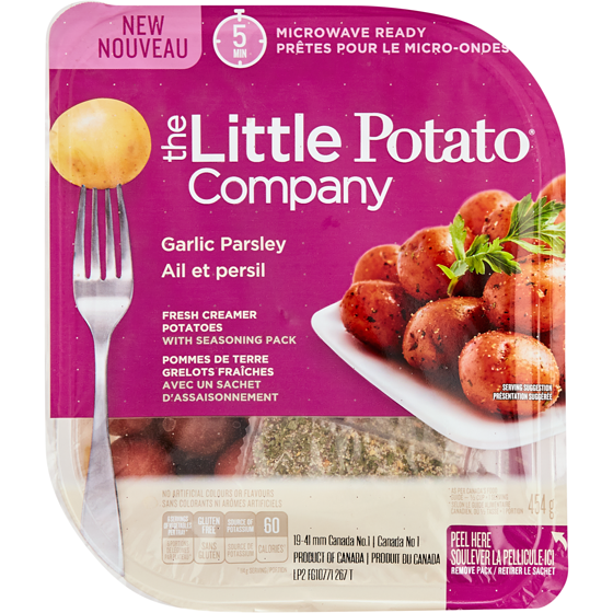 null Pommes de terre ail-persil prêtes pour le micro-ondes 454 g, 0,88 $/100g