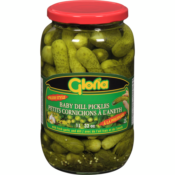 Gloria Polish Style Baby Dills 1 l, $0.60/100ml