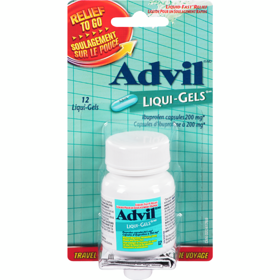 Advil Liquigels Capsules 12 ea, $0.58/1ea
