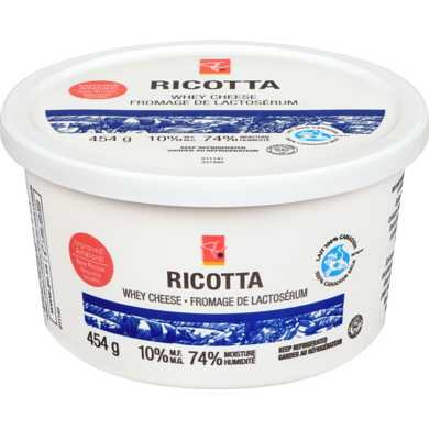 le Choix du Président Fromage Ricotta 454 g, 1,54 $/100g