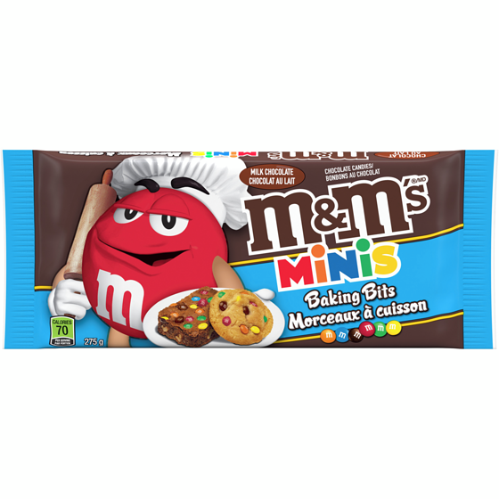 M&M’s Friandises au chocolat au lait Minis, morceaux à cuisson 275 g, 2,91 $/100g