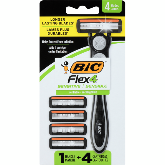 Bic Hybrid 4 Advance Flexible Blades 4 ea, $1.75/1ea