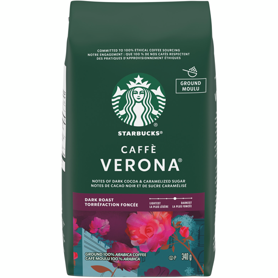 Starbucks Caffè Verona Moulu 340 g, 4,41 $/100g