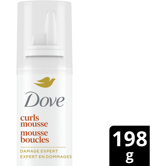 Dove Mousse boucles pour boucles et ondulations définies et rebondies 198 g, 3,78 $/100g