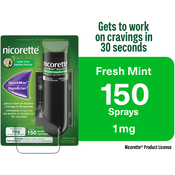 Nicorette Nicotine Quickmist Spray Mint 1 ea, $45.99/1ea