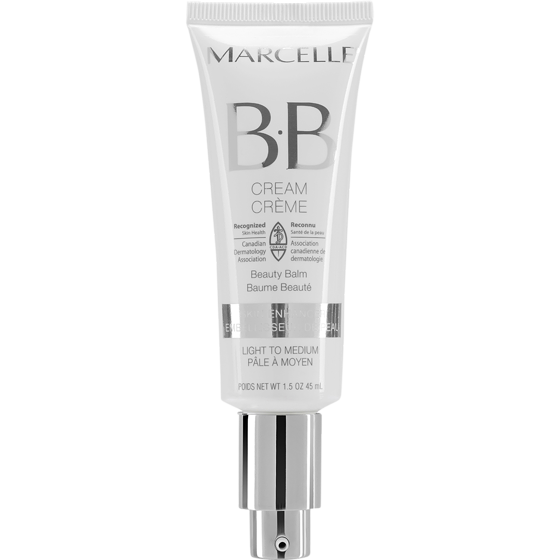Marcelle BB crème, baume beauté, pâle à moyen 45 ml, 53,31 $/100ml
