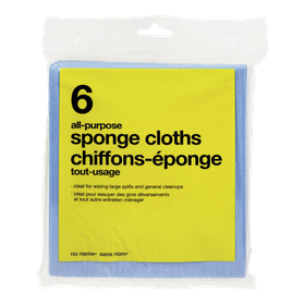No Name All-Purpose Sponge Cloth 6 ea, $5.00/1ea