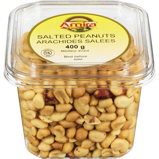 Amira Peanuts, Blanched Roasted Salted 400 g, $1.13/100g