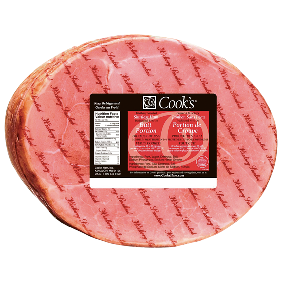Cooks Cook's Portion Ham $8.80/1kg $3.99/1lb