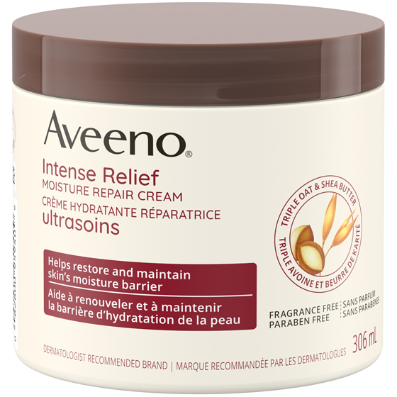 Aveeno Crème ultrasoins Hydratation réparatrice 306 ml, 6,04 $/100ml