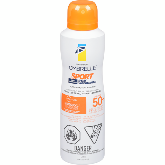 Garnier Écran solaire Sport Vapo continu FPS 60 122 g, 17,21 $/100g