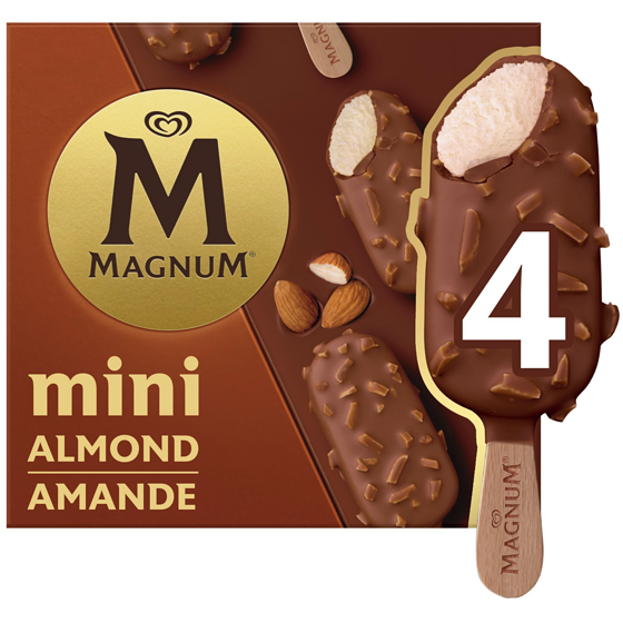 Magnum Ice Cream Bars Mini Almond 4x55.0 ml, $2.27/100ml