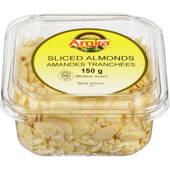 Amira Almonds, Blanched Sliced 150 g, $2.67/100g