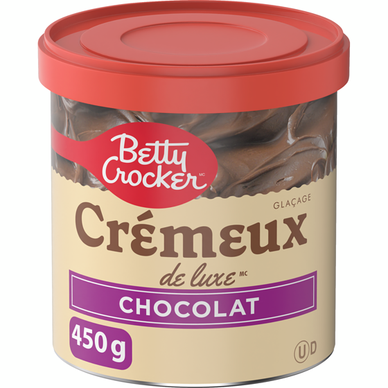 Betty Crocker Glaçage crémeux Deluxe, chocolat 450 g, 0,66 $/100g