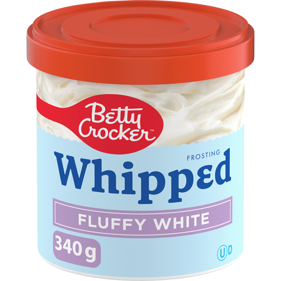 Betty Crocker Whipped Frosting, Fluffy White Vanilla, Gluten Free 340 g, $1.11/100g