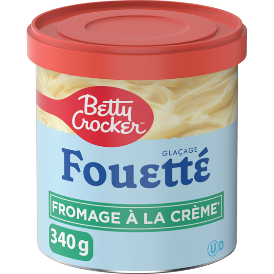 Betty Crocker Glaçage fouetté, fromage à la crème, sans gluten 340 g, 0,88 $/100g