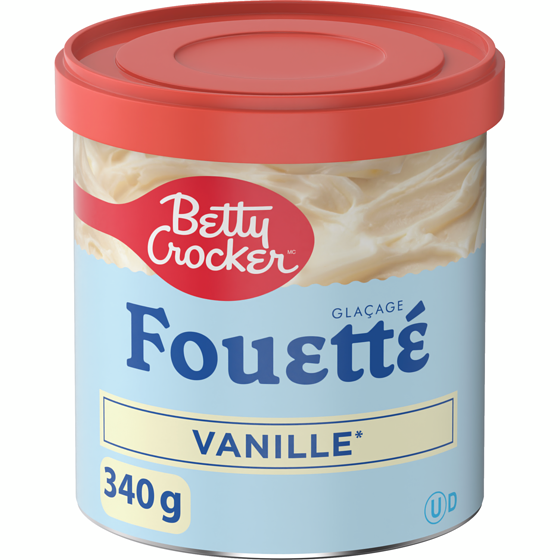 Betty Crocker Glaçage Fouetté, Vanille, Sans Gluten 340 g, 0,88 $/100g