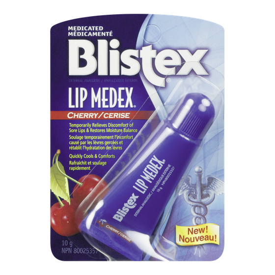 Blistex Baume pour les lèvres à saveur de cerise Lip Medex 10 g, 47,90 $/100g