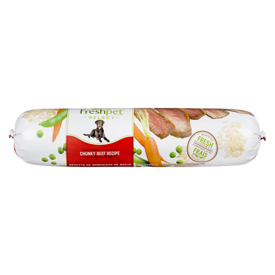 Freshpet Dog Food, Select Chunky Beef Recipe with Vegetables & Brown Rice 2.7 kg, $0.96/100g